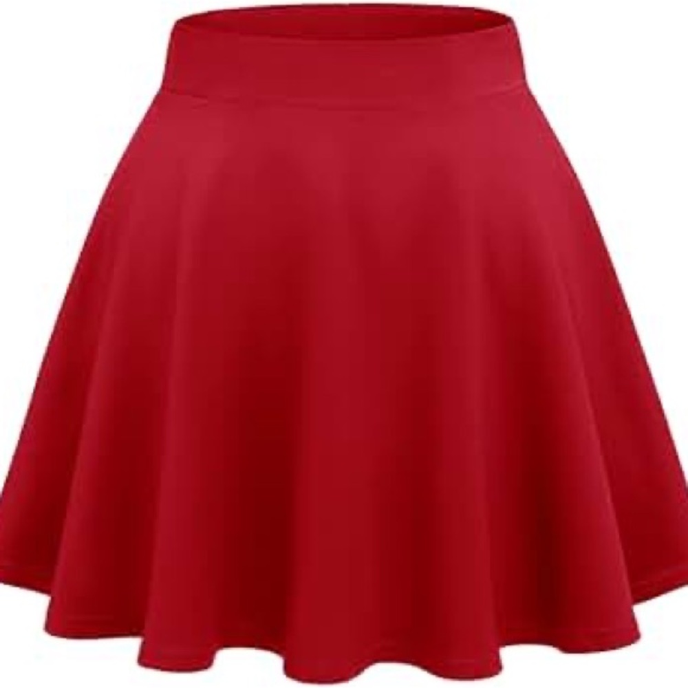 Charlotte Russe Stretchy A-line Flared Casual Mini Skater Circle Skirt Medium